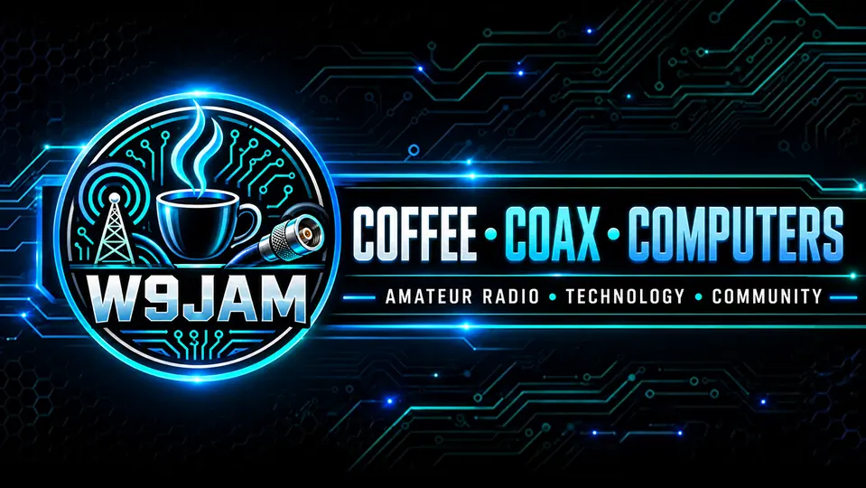 Website Banner image for W9JAM.com and Coffeecoaxcomputers.com